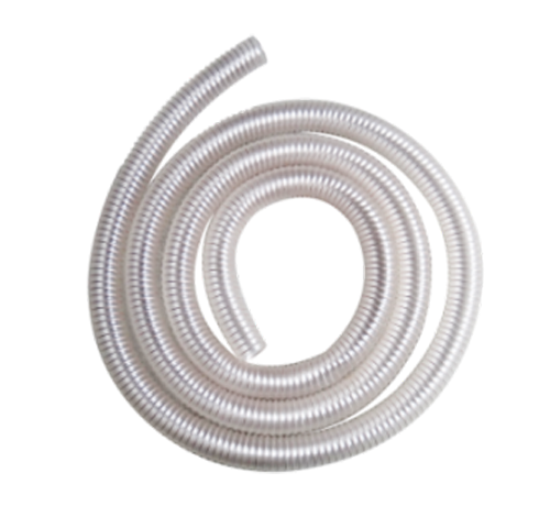 5m Transparent Steel Suction Hose