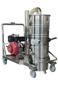 Aspirador de pó industrial movido a diesel