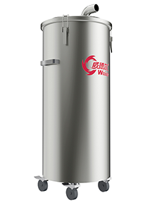 Aspirador de pó industrial têxtil compacto de balde único