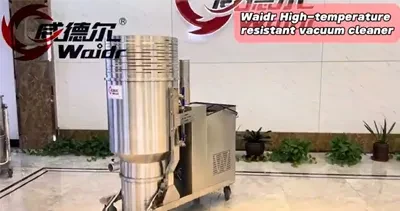 Aspirador de pó industrial resistente a altas temperaturas