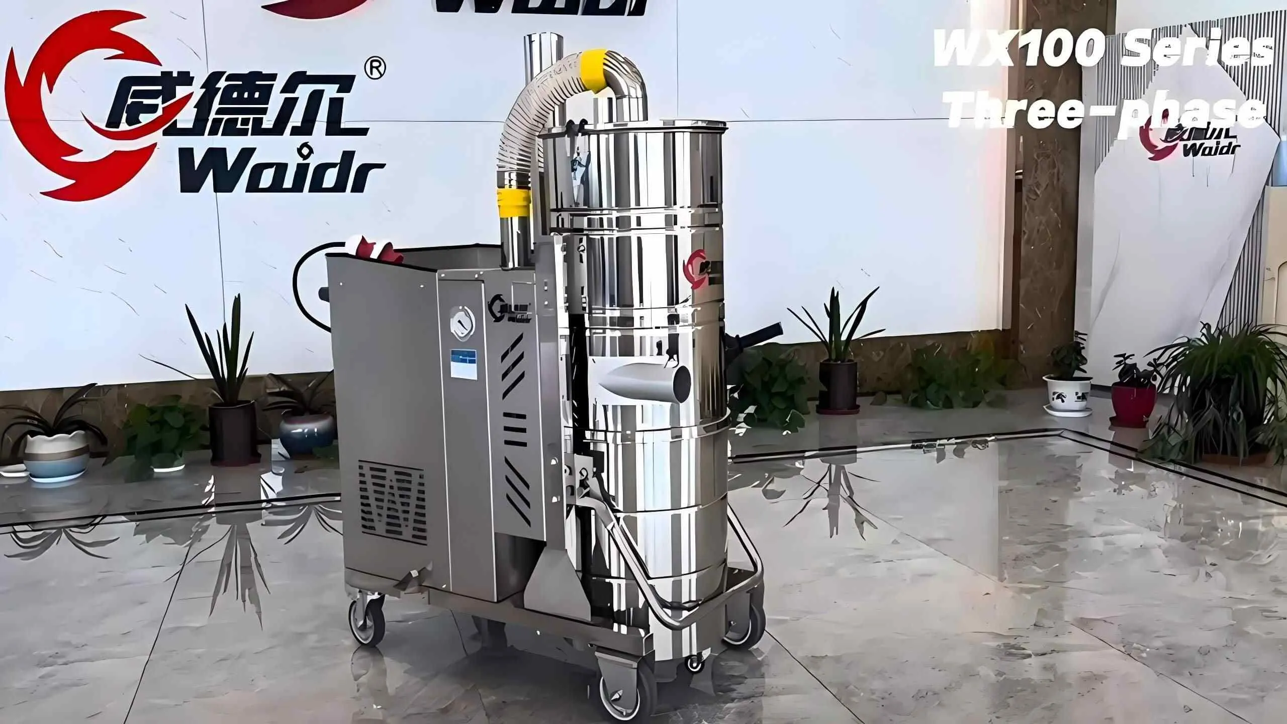 Aspiradores de pó industriais vitrine de vídeo